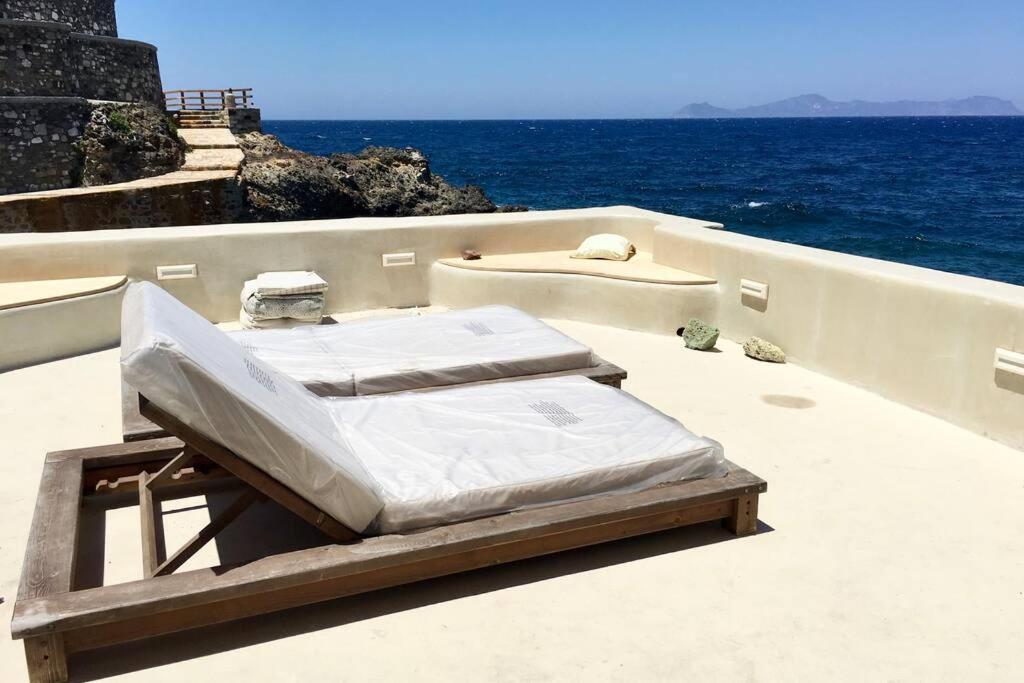 Poseidon House Villa Mandrákion Exteriör bild