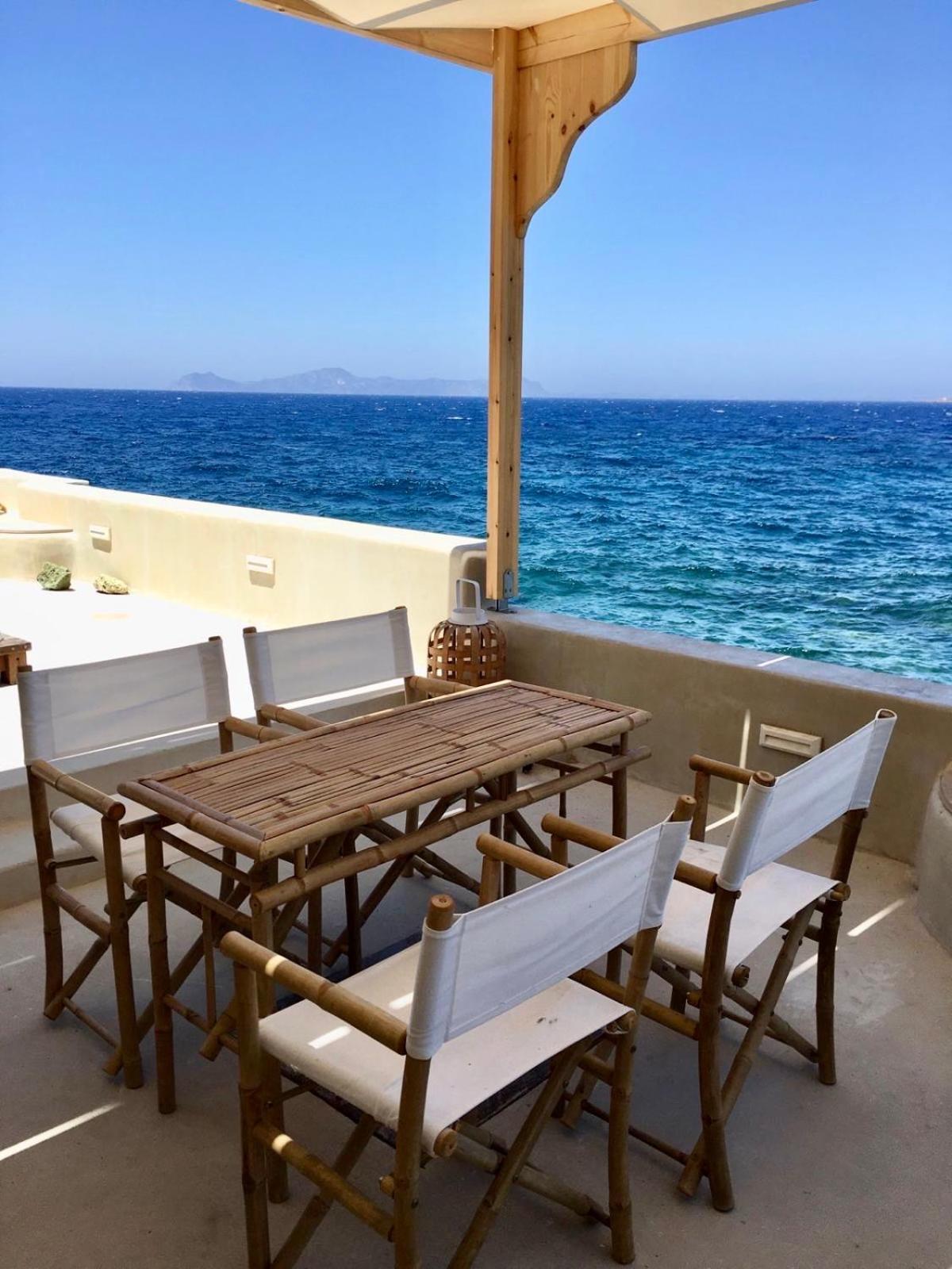 Poseidon House Villa Mandrákion Exteriör bild